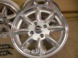 Ford Capri Cortina Escort 5.5x15 Dish Alloy Wheel Set Jbw Minilight Style 15x5.5