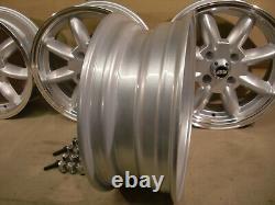 Ford Capri Cortina Escort 5.5x15 Dish Alloy Wheel Set Jbw Minilight Style 15x5.5