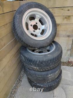 Ford (Capri Cortina Escort) Chrome Slot Wheels