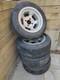 Ford (capri Cortina Escort) Chrome Slot Wheels