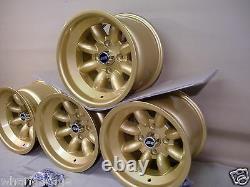 Ford Capri Escort Cortina 9x13 Deep Dish Alloy Wheel Set Jbw Minilight Style