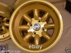 Ford Capri Escort Cortina 9x13 Deep Dish Alloy Wheel Set Jbw Minilight Style