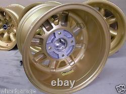 Ford Capri Escort Cortina 9x13 Deep Dish Alloy Wheel Set Jbw Minilight Style