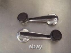 Ford Capri, Escort, Cortina, Fiesta, Granada Chromed Interior Door Winder's 1980's