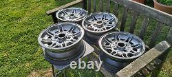 Ford Capri Ghia Cortina Escort Rims 13 original genuine x 4 SIlver Reflective