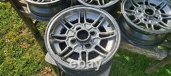 Ford Capri Ghia Cortina Escort Rims 13 original genuine x 4 SIlver Reflective