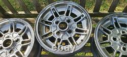 Ford Capri Ghia Cortina Escort Rims 13 original genuine x 4 SIlver Reflective