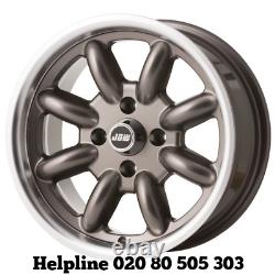 Ford Cortina MK2 Minilight Design 15x7 Four Alloy Wheels (NEW)