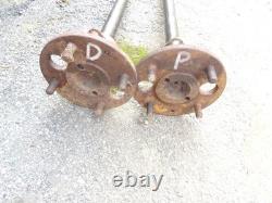 Ford Cortina MK2 Pair of Rear ENGLISH Axle Half Shafts Halfshafts Road Kit Car