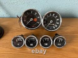 Ford Cortina Mk 2 1600e Gt Gauges Oil Temp Fuel Amps Speedo Revcounter