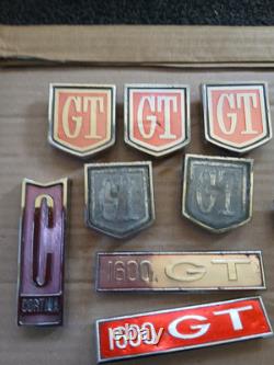 Ford Cortina Mk1 MK2 GT 1600 Job lot of Badges x 9 All Original Ford