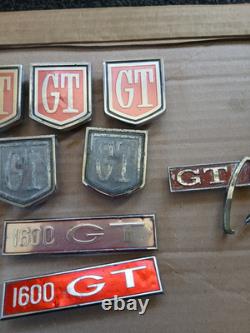 Ford Cortina Mk1 MK2 GT 1600 Job lot of Badges x 9 All Original Ford