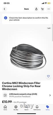 Ford Cortina Mk2 1600e Full Rubber Kit Includes Everything In Description