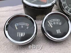 Ford Cortina Mk2 1600e Gt Set Of Gauges Oil Temp Fuel Amps Speedo Rev Counter