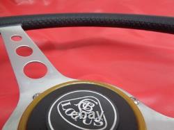 Ford Cortina Mk2 1600e/Lotus Original Steering Wheel New Leather S1 Small Boss