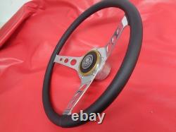 Ford Cortina Mk2 1600e/Lotus Original Steering Wheel New Leather S1 Small Boss