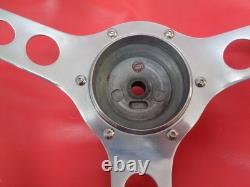 Ford Cortina Mk2 1600e/Lotus Original Steering Wheel New Leather S1 Small Boss