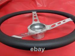 Ford Cortina Mk2 1600e/Lotus Original Steering Wheel New Leather S1 Small Boss