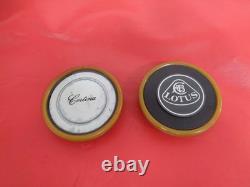 Ford Cortina Mk2 1600e/Lotus Original Steering Wheel New Leather S1 Small Boss