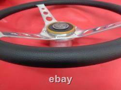 Ford Cortina Mk2 1600e/Lotus Original Steering Wheel New Leather S1 Small Boss