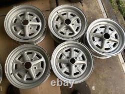 Ford Cortina Mk2 1600e Rostyle Steel Road Wheels X 5 (multiple Fitments) 13