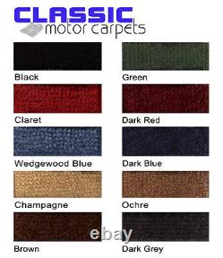 Ford Cortina Mk2 Carpet Set Superior Deep Pile, Latex Backed