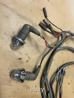 Ford Cortina Mk2 Saloon Pair Rear Light Lamp Wiring Harness Looms + Bulb Holders