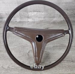 Ford Cortina Mk2 Sterring Wheel In Brown Brand New Stock Genuine Ford Part