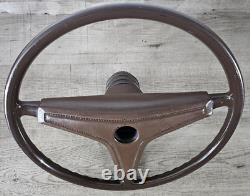 Ford Cortina Mk2 Sterring Wheel In Brown Brand New Stock Genuine Ford Part