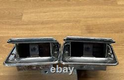 Ford Cortina mk2 Chrome Silver X2 In Good Working Order Rear Items