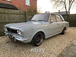 Ford Cortina mk2 series one, resto mod, all original body, nice patina