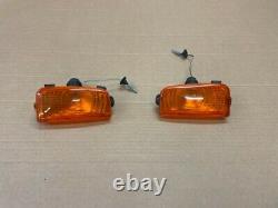 Ford Cortina mk4 Front Indicators pair New Genuine Ford parts N. O. S