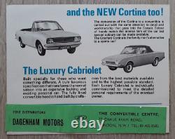 Ford Crayford Corsair V4 Brochure c. 1969 Cortina Mk 2