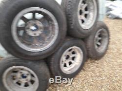 Ford Escort Alloy Wheels, MEGA Rare, EXACTON. Fit Anglia. Cortina