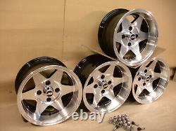 Ford Escort Capri Cortina 7x13 13x7 Starmag 2 Alloy Wheel Set Jbw Starmags