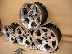 Ford Escort Capri Cortina 7x13 13x7 Starmag 2 Alloy Wheel Set Jbw Starmags