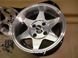 Ford Escort Capri Cortina 7x13 13x7 Starmag 2 Alloy Wheel Set Jbw Starmags