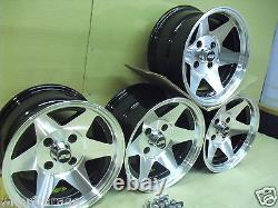 Ford Escort Capri Cortina 7x13 13x7 Starmag Alloy Wheel Set Jbw Starmags