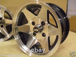 Ford Escort Capri Cortina 7x13 13x7 Starmag Alloy Wheel Set Jbw Starmags