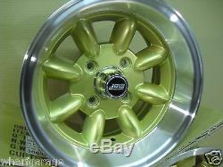 Ford Escort Capri Cortina 7x13 Deep Dish Alloy Wheel Set Jbw Minilight Style