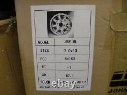 Ford Escort Capri Cortina 7x13 Deep Dish Alloy Wheel Set Jbw Minilight Style