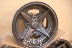 Ford Escort Capri Cortina 7x13 Jbw Gp5 Alloy Wheel Set 13x7 Et2 Satin Gunmetal
