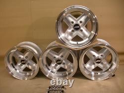 Ford Escort Capri Cortina Silver Revolite 7x13 Alloy Wheel Set 13x7 Et-7 Jbw