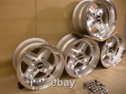 Ford Escort Capri Cortina Silver Revolite 7x13 Alloy Wheel Set 13x7 Et-7 Jbw