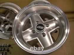 Ford Escort Capri Cortina Silver Revolite 7x13 Alloy Wheel Set 13x7 Et-7 Jbw