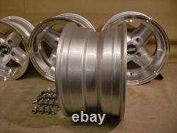 Ford Escort Capri Cortina Silver Revolite 7x13 Alloy Wheel Set 13x7 Et-7 Jbw