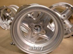 Ford Escort Capri Cortina Silver Revolite 7x13 Alloy Wheel Set 13x7 Et-7 Jbw