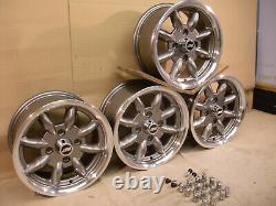 Ford Escort Cortina Capri 6x13 Alloy Wheel Set Jbw Minilight Style 13x6