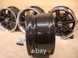 Ford Escort Cortina Capri 6x13 Alloy Wheel Set Jbw Minilight Style 13x6
