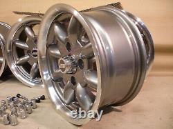 Ford Escort Cortina Capri 6x13 Alloy Wheel Set Jbw Minilight Style 13x6